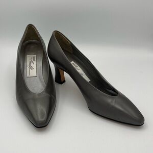 Magik by Amalfi Handmade Italian Size 6.5 Silver Shoes